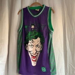 DC Comics Joker Polyester Green/Purple Vest Size S
